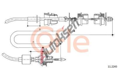 COFLE Spojkov lanko CFL 11.2243, 11.2243