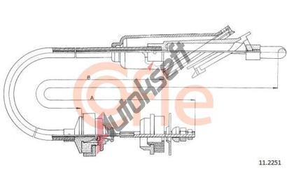 COFLE Spojkov lanko CFL 11.2251, 11.2251