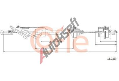 COFLE Spojkov lanko CFL 11.2253, 11.2253