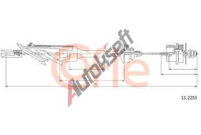 COFLE Spojkov lanko CFL 11.2253, 11.2253