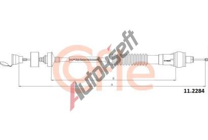 COFLE Spojkov lanko CFL 11.2284, 11.2284