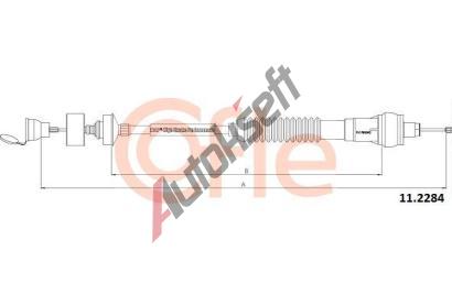 COFLE Spojkov lanko CFL 11.2284, 11.2284