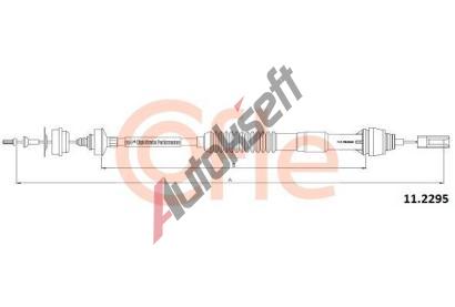 COFLE Spojkov lanko CFL 11.2295, 11.2295