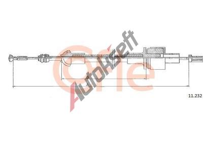COFLE Spojkové lanko CFL 11.232, 11.232 COFLE Spojkové lanko CFL 11.232, 11.232