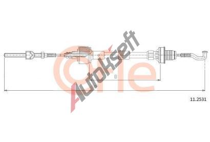 COFLE Spojkov lanko CFL 11.2531, 11.2531