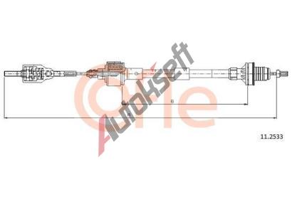COFLE Spojkov lanko CFL 11.2533, 11.2533