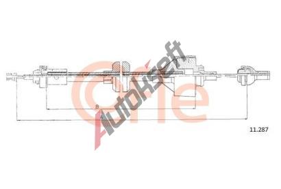 COFLE Spojkov lanko CFL 11.287, 11.287