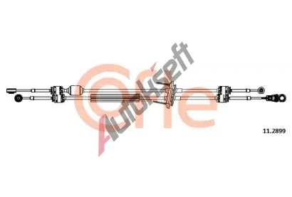 COFLE Tažné lanko ruční převodovky CFL 11.2899, 11.2899 COFLE Tažné lanko ruční převodovky CFL 11.2899, 11.2899