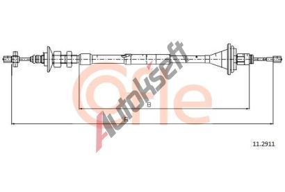 COFLE Spojkov lanko CFL 11.2911, 11.2911