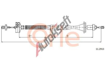 COFLE Spojkové lanko CFL 11.2913, 11.2913 COFLE Spojkové lanko CFL 11.2913, 11.2913
