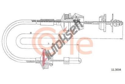 COFLE Spojkov lanko CFL 11.3034, 11.3034