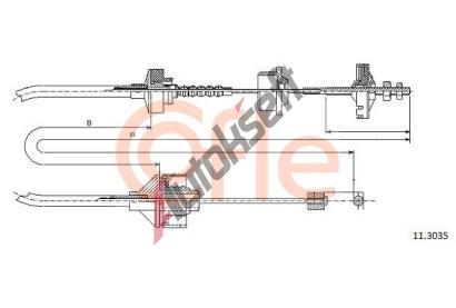 COFLE Spojkov lanko CFL 11.3035, 11.3035