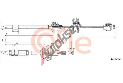 COFLE Spojkov lanko CFL 11.3042, 11.3042