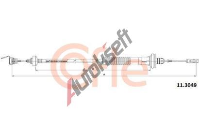 COFLE Spojkov lanko CFL 11.3049, 11.3049