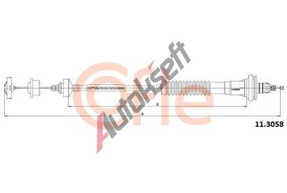 COFLE Spojkov lanko CFL 11.3058, 11.3058