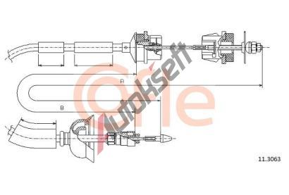 COFLE Spojkov lanko CFL 11.3063, 11.3063