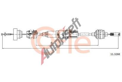 COFLE Spojkov� lanko CFL 11.3268, 11.3268