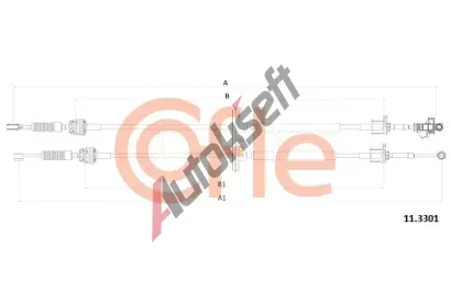 COFLE Tan lanko run pevodovky CFL 11.3301, 11.3301