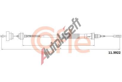 COFLE Spojkov lanko CFL 11.3922, 11.3922