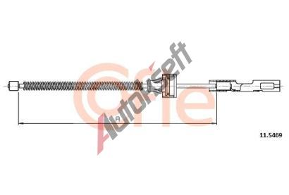 COFLE Tan lanko parkovac brzdy CFL 11.5469, 11.5469