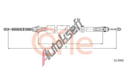 COFLE Tan lanko parkovac brzdy CFL 11.5502, 11.5502