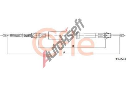 COFLE Tan lanko parkovac brzdy CFL 11.5503, 11.5503