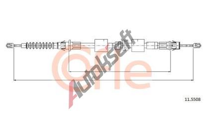 COFLE Tan lanko parkovac brzdy CFL 11.5508, 11.5508