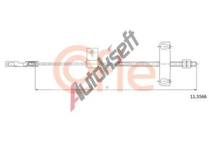COFLE Tan lanko parkovac brzdy CFL 11.5566, 11.5566