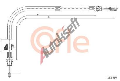 COFLE Tan lanko parkovac brzdy CFL 11.5580, 11.5580