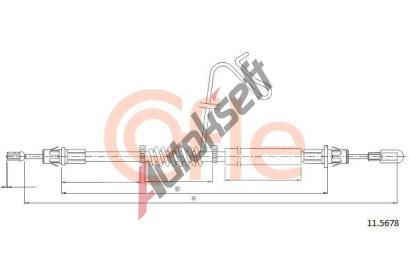 COFLE Ta�n� lanko parkovac� brzdy CFL 11.5678, 11.5678