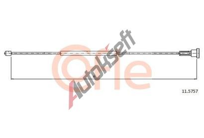 COFLE Tan lanko parkovac brzdy CFL 11.5757, 11.5757
