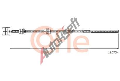 COFLE Tan lanko parkovac brzdy CFL 11.5760, 11.5760