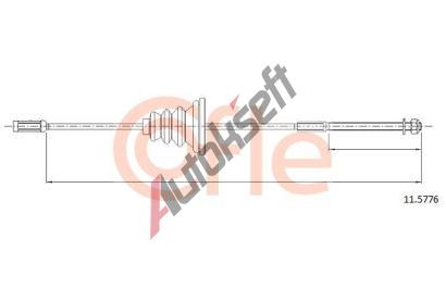 COFLE Tan lanko parkovac brzdy CFL 11.5776, 11.5776