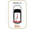 COFLE Tan lanko parkovac brzdy CFL 11.5793, 11.5793