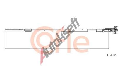 COFLE Ta�n� lanko parkovac� brzdy CFL 11.5936, 11.5936