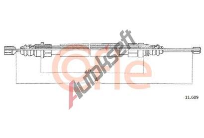 COFLE Ta�n� lanko parkovac� brzdy CFL 11.609, 11.609