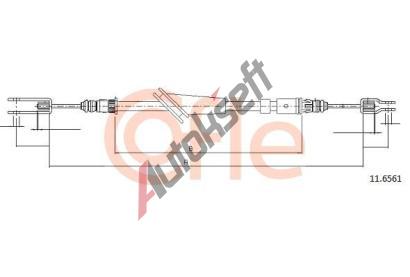COFLE Tan lanko parkovac brzdy CFL 11.6561, 11.6561