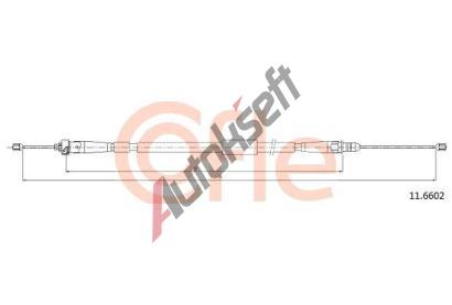 COFLE Ta�n� lanko parkovac� brzdy CFL 11.6602, 11.6602