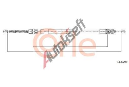 COFLE Tan lanko parkovac brzdy CFL 11.6795, 11.6795