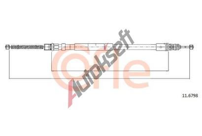 COFLE Ta�n� lanko parkovac� brzdy CFL 11.6798, 11.6798