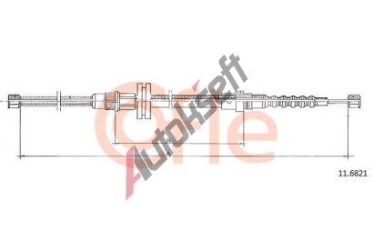 COFLE Tan lanko parkovac brzdy CFL 11.6821, 11.6821