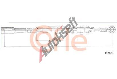 COFLE Ta�n� lanko parkovac� brzdy CFL 1171.3, 1171.3