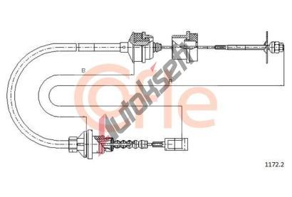 COFLE Spojkov lanko CFL 1172.2, 1172.2