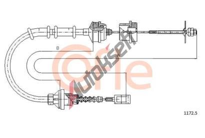 COFLE Spojkov lanko CFL 1172.5, 1172.5