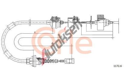 COFLE Spojkov lanko CFL 1172.6, 1172.6