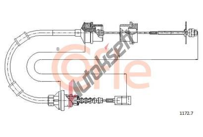 COFLE Spojkov lanko CFL 1172.7, 1172.7