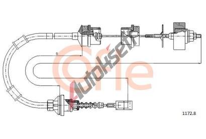 COFLE Spojkov lanko CFL 1172.8, 1172.8