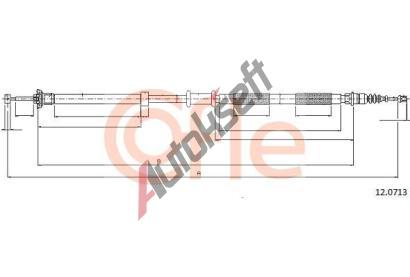 COFLE Tan lanko parkovac brzdy CFL 12.0713, 12.0713