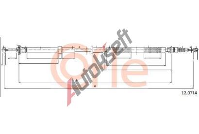 COFLE Tan lanko parkovac brzdy CFL 12.0714, 12.0714