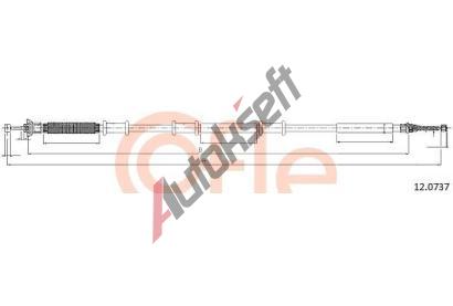 COFLE Tan lanko parkovac brzdy CFL 12.0737, 12.0737